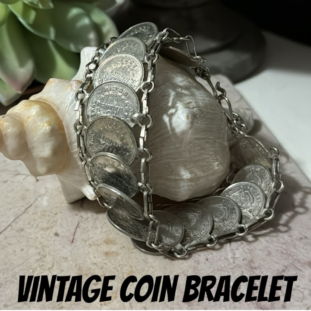 Vintage Coin Bracelet